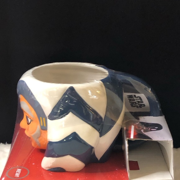 🆕 Star Wars "Ahsoka Tano" Collectors 3D Sculpted Mug W/Hot Chocolate By Galerie - Picture 2 of 6